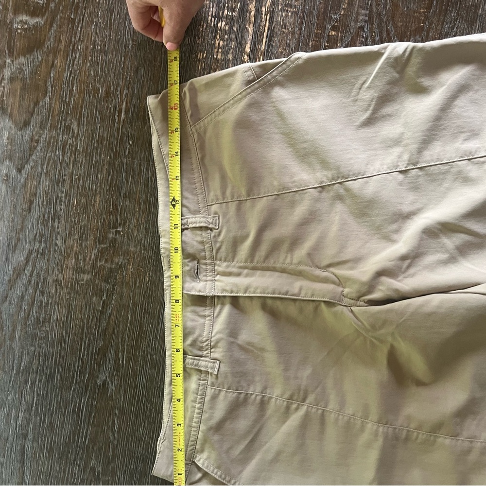 Women Patagonia Tan Flat Front Shorts Casual Style - Picture 5 of 5